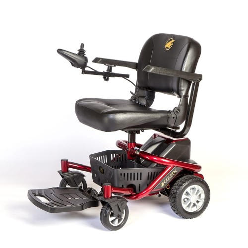 mobile scooter with storage basket under the seat