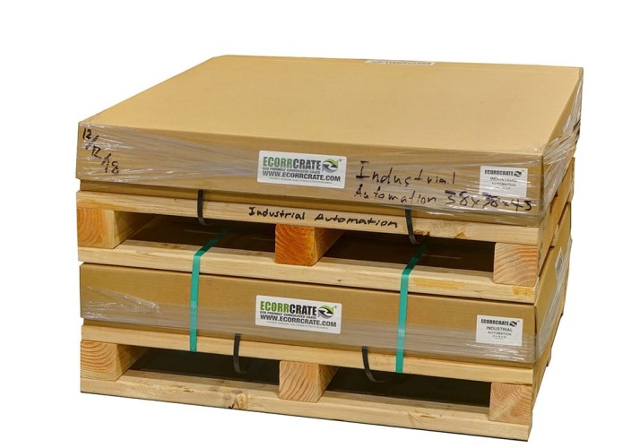 Ecorrcrate crates ready for shipment