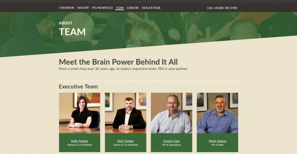 Example of Gregory Deans portrait photos being used on a website